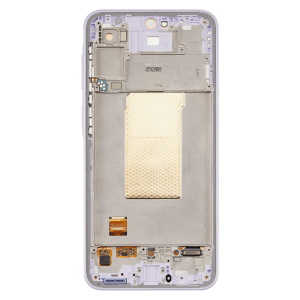 OLED Assembly With Frame Compatible Samsung for Galaxy A37 5G (A376 / 2026) (Refurbished) - Light Violet